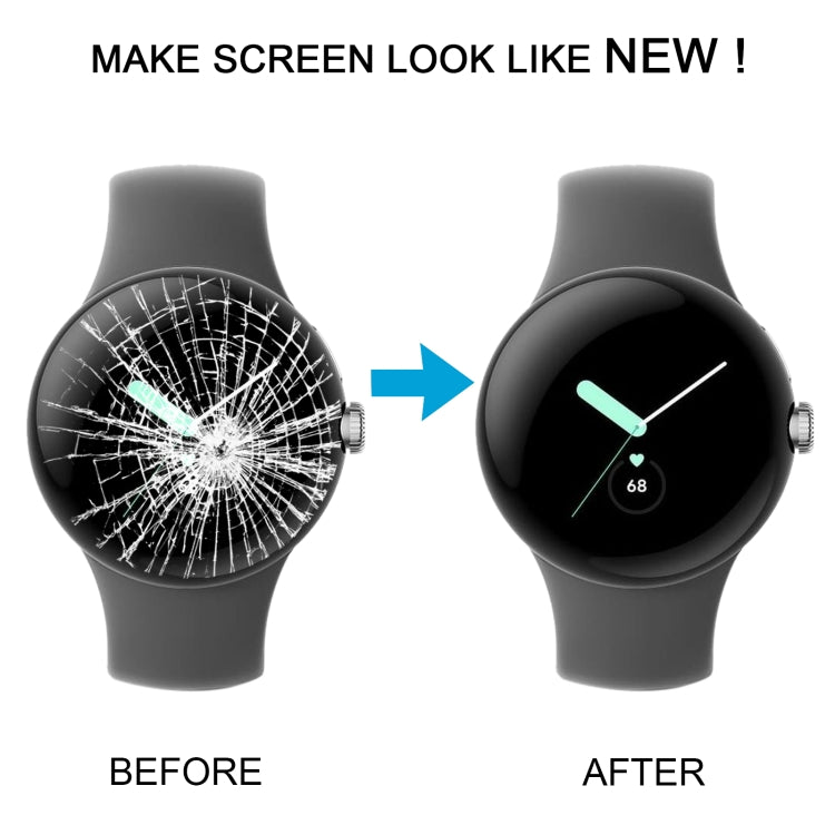 For Google Pixel Watch GWT9R/GBZ4S/GQF4C Original Front Screen Outer Glass Lens - Other by buy2fix | Online Shopping UK | buy2fix