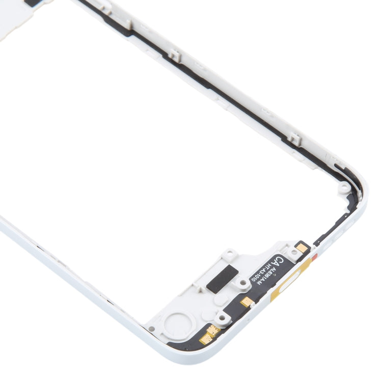 For Motorola Moto G23 Original Middle Frame Bezel Plate (White) - Frame Bezel Plate by buy2fix | Online Shopping UK | buy2fix