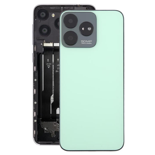 For ZTE Axon 50 Lite 8050 Glass Battery Back Cover with Middle Frame / Camera Lens Cover(Green) - For ZTE by buy2fix | Online Shopping UK | buy2fix