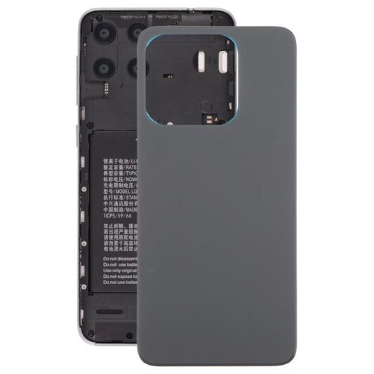 For ZTE Axon 60 / V60 Z2356 Glass Battery Back Cover with Adhesive(Black) - For ZTE by buy2fix | Online Shopping UK | buy2fix