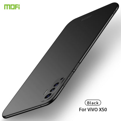 For Vivo X50 MOFI Frosted PC Ultra-thin Hard Case(Black) - vivo Cases by MOFI | Online Shopping UK | buy2fix
