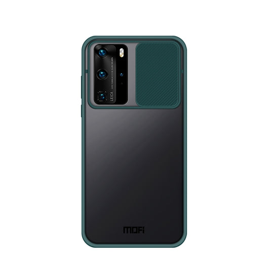 For Huawei P40 Pro MOFI Xing Dun Series PC + TPU Anti-peep Waterproof And Anti-drop All-inclusive Protective Shell, Translucent Frosted(Green) - Huawei Cases by MOFI | Online Shopping UK | buy2fix