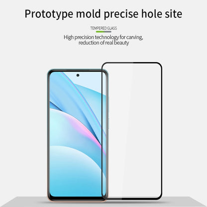 For Xiaomi 10T Lite MOFI 9H 2.5D Full Screen Tempered Glass Film(Black) -  by MOFI | Online Shopping UK | buy2fix