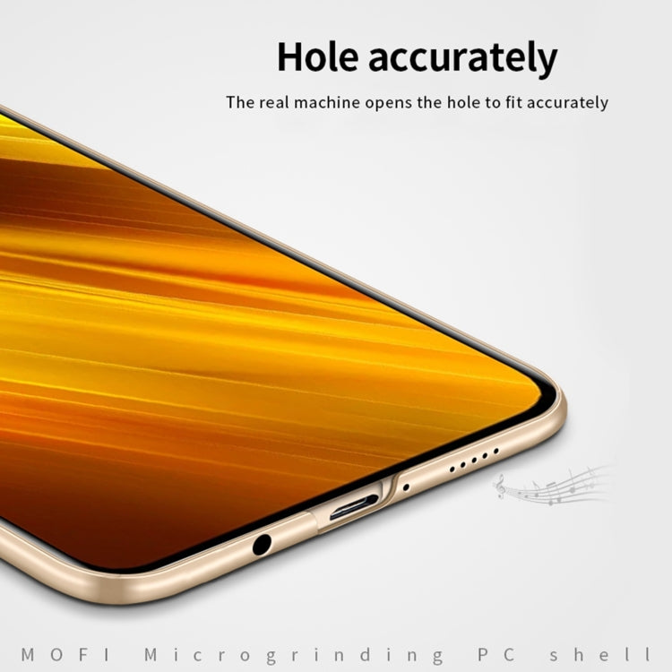 For Xiaomi POCO X3/X3 NFC MOFI Frosted PC Ultra-thin Hard Case(Gold) - Xiaomi Cases by MOFI | Online Shopping UK | buy2fix