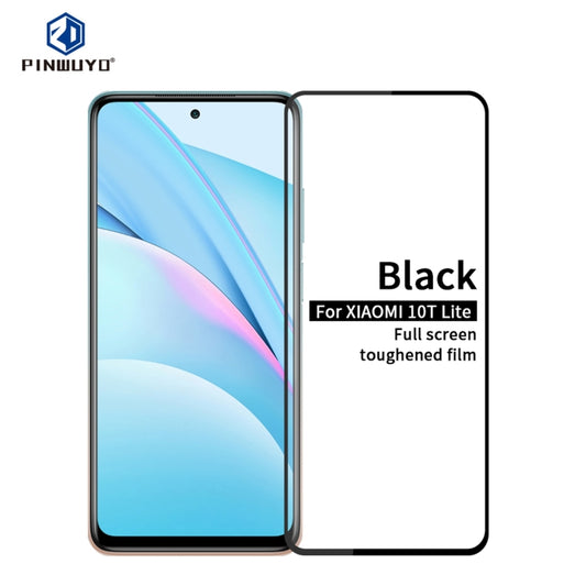 For Xiaomi Mi 10T Lite PINWUYO 9H 2.5D Full Screen Tempered Glass Film(Black) -  by PINWUYO | Online Shopping UK | buy2fix