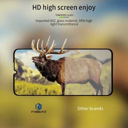 For Xiaomi Poco M3 PINWUYO 9H 2.5D Full Screen Tempered Glass Film(Black) -  by PINWUYO | Online Shopping UK | buy2fix