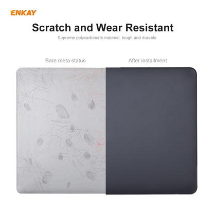 ENKAY 3 in 1 Matte Laptop Protective Case + US Version TPU Keyboard Film + Anti-dust Plugs Set for MacBook Air 13.3 inch A2179 & A2337 (2020)(Orange) - MacBook Air Cases by ENKAY | Online Shopping UK | buy2fix