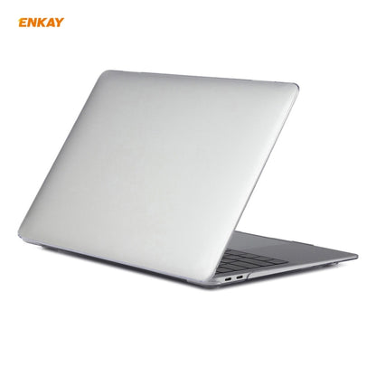 For MacBook Air 13.3 inch A2179 & A2337 2020 ENKAY 3 in 1 Crystal Laptop Protective Case + EU Version TPU Keyboard Film + Anti-dust Plugs Set(Transparent) - MacBook Air Cases by ENKAY | Online Shopping UK | buy2fix