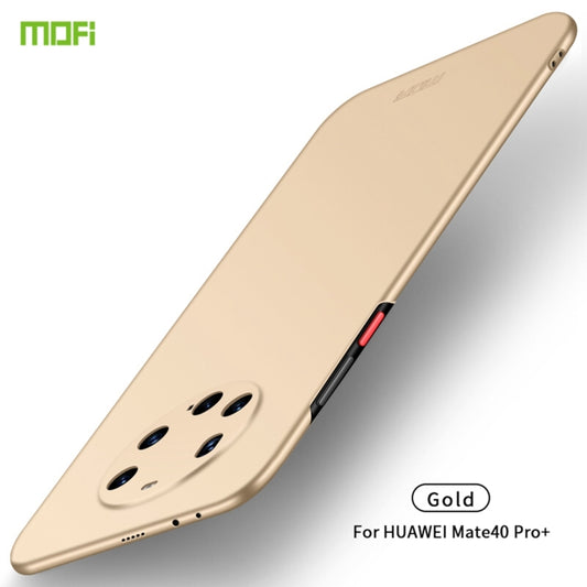 For Huawei Mate 40 Pro+ MOFI Frosted PC Ultra-thin Hard Case(Gold) - Huawei Cases by MOFI | Online Shopping UK | buy2fix