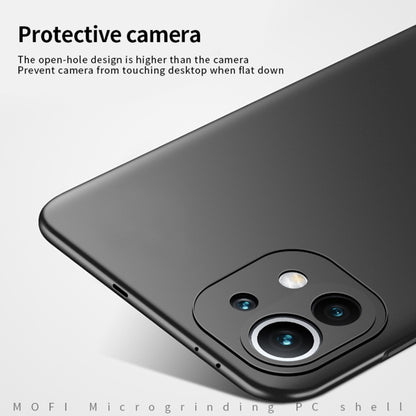 For Xiaomi Mi 11 MOFI Frosted PC Ultra-thin Hard Case(Black) - Xiaomi Cases by MOFI | Online Shopping UK | buy2fix