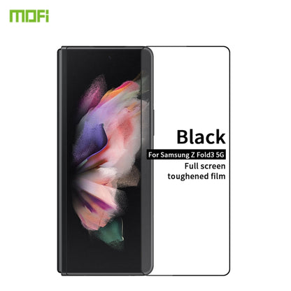 For Samsung Galaxy Z Fold3 5G MOFI 9H 2.5D Full Screen Tempered Glass Film(Black) - Galaxy Phone Cases by MOFI | Online Shopping UK | buy2fix