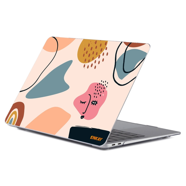 ENKAY Hat-Prince Geometry Pattern Laotop Protective Crystal Case for MacBook Pro 16 inch A2141(Geometry No.7) - MacBook Pro Cases by ENKAY | Online Shopping UK | buy2fix