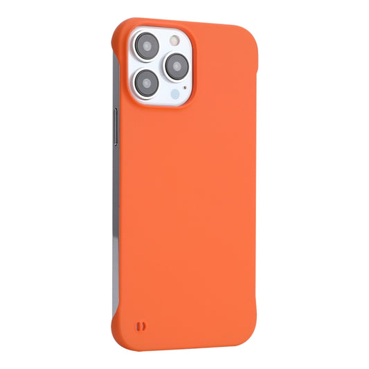 For iPhone 12 Pro Max ENKAY Matte Frameless Hard PC Case(Orange) - iPhone 12 Pro Max Cases by ENKAY | Online Shopping UK | buy2fix