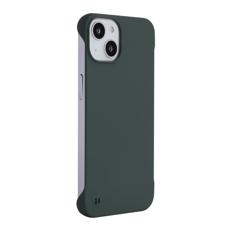 For iPhone 13 ENKAY Matte Frameless PC Phone Case(Dark Green) - iPhone 13 Cases by ENKAY | Online Shopping UK | buy2fix