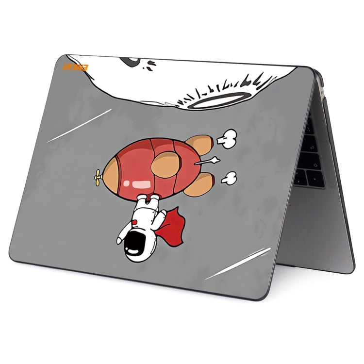 ENKAY Star Series Pattern Laotop Protective Crystal Case For MacBook Pro 15.4 inch A1707 / A1990(Rocket Astronaut) - MacBook Pro Cases by ENKAY | Online Shopping UK | buy2fix