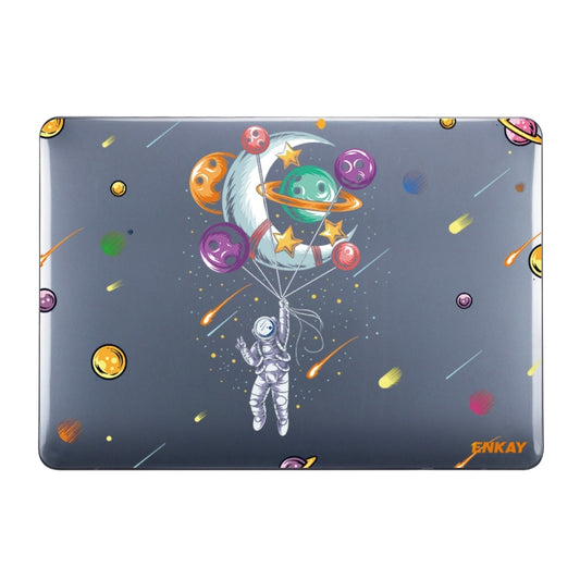 ENKAY Star Series Pattern Laotop Protective Crystal Case For MacBook Pro 16.2 inch A2485 2021/A2880 2023(Balloon Astronaut) - MacBook Pro Cases by ENKAY | Online Shopping UK | buy2fix