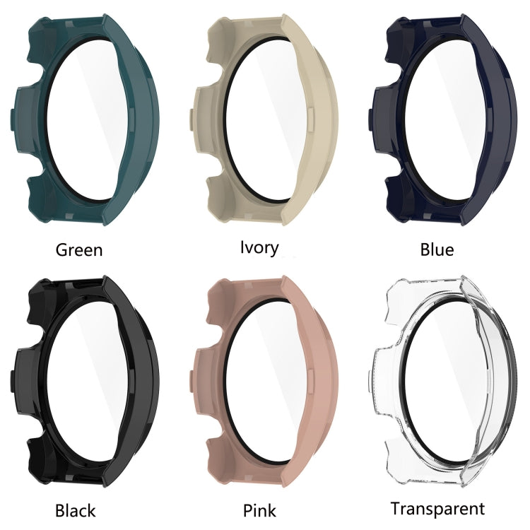 For Xiaomi Watch S1 PC + Toughened Film Fully Enclosed Protective Case(Transparent) - Watch Cases by buy2fix | Online Shopping UK | buy2fix