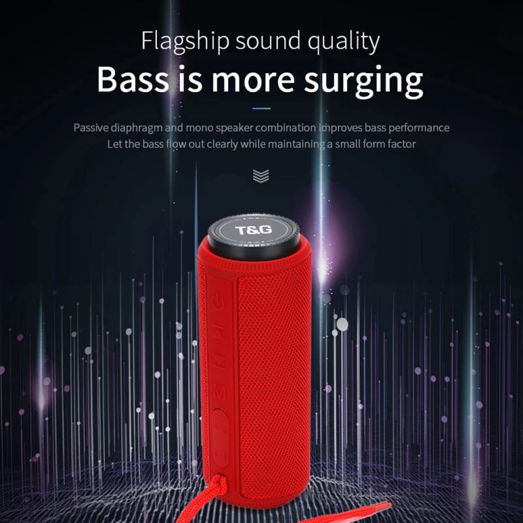 T&G TG332 10W HIFI Stereo Waterproof Portable Bluetooth Speaker(Red) - Desktop Speaker by T&G | Online Shopping UK | buy2fix