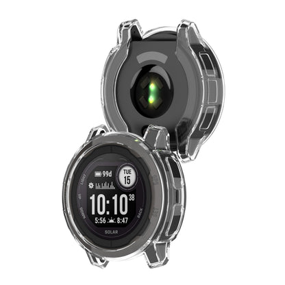 For Garmin Instinct 2S Shockproof TPU Soft Watch Protective Case(Black) - Watch Cases by buy2fix | Online Shopping UK | buy2fix