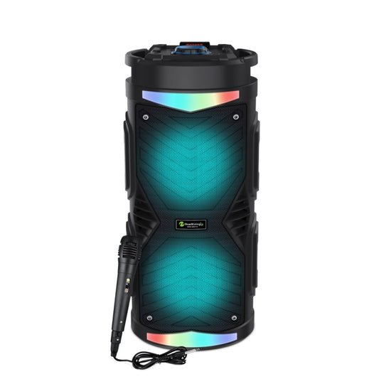 NewRixing NRG6601A Outdoor Portable Karaoke Wireless Speaker 20W Audio Amplifier With Mic(A) - Desktop Speaker by NewRixing | Online Shopping UK | buy2fix