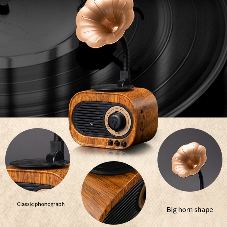 B5 Retro Phonograph Design Portable Wireless Stereo Speaker - Desktop Speaker by buy2fix | Online Shopping UK | buy2fix