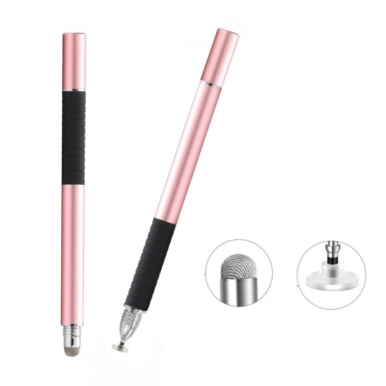 AT-31 Conductive Cloth Head + Precision Sucker Capacitive Pen Head 2-in-1 Handwriting Stylus(Rose Gold) - Stylus Pen by buy2fix | Online Shopping UK | buy2fix