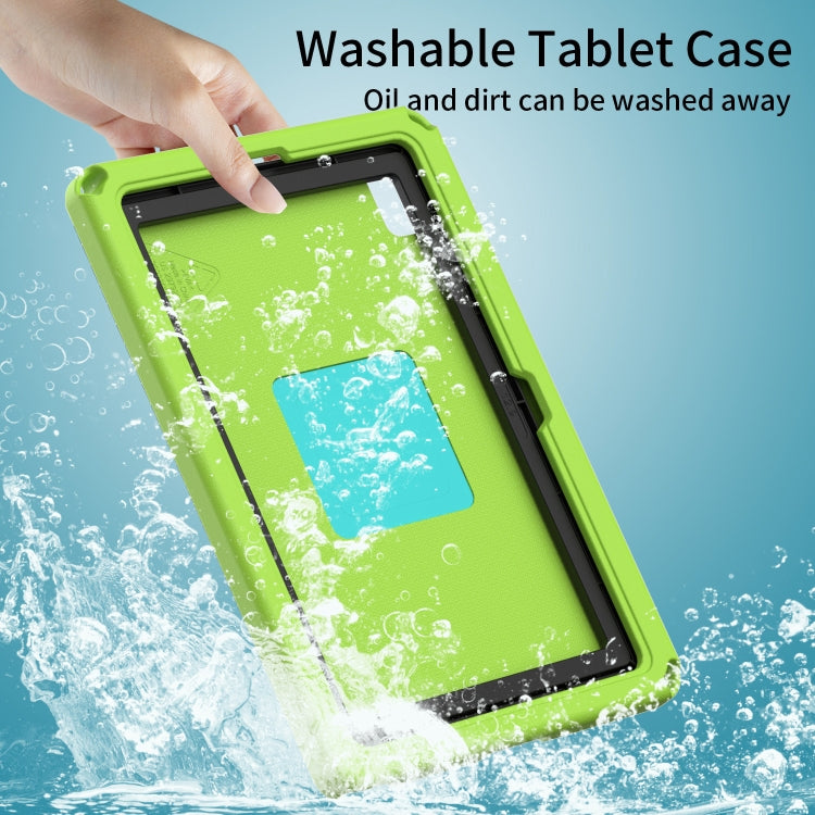 For Samsung Galaxy Tab S6 Lite 2024 EVA Hybrid PC Shockproof Tablet Case with Frame(Grass Green) - Other Galaxy Tab PC by buy2fix | Online Shopping UK | buy2fix