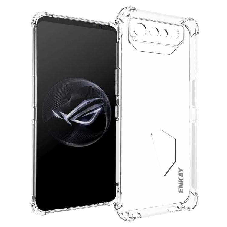 For Asus ROG Phone 7 ENKAY Hat-Prince Transparent TPU Shockproof Phone Case - ASUS Cases by ENKAY | Online Shopping UK | buy2fix