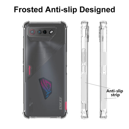 For Asus ROG Phone 7 ENKAY Hat-Prince Transparent TPU Shockproof Phone Case - ASUS Cases by ENKAY | Online Shopping UK | buy2fix