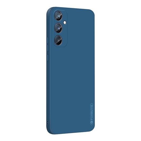 For Samsung Galaxy S24 FE 5G PINWUYO Sense Series Liquid Silicone TPU Phone Case(Blue) - Galaxy S24 FE 5G Cases by PINWUYO | Online Shopping UK | buy2fix