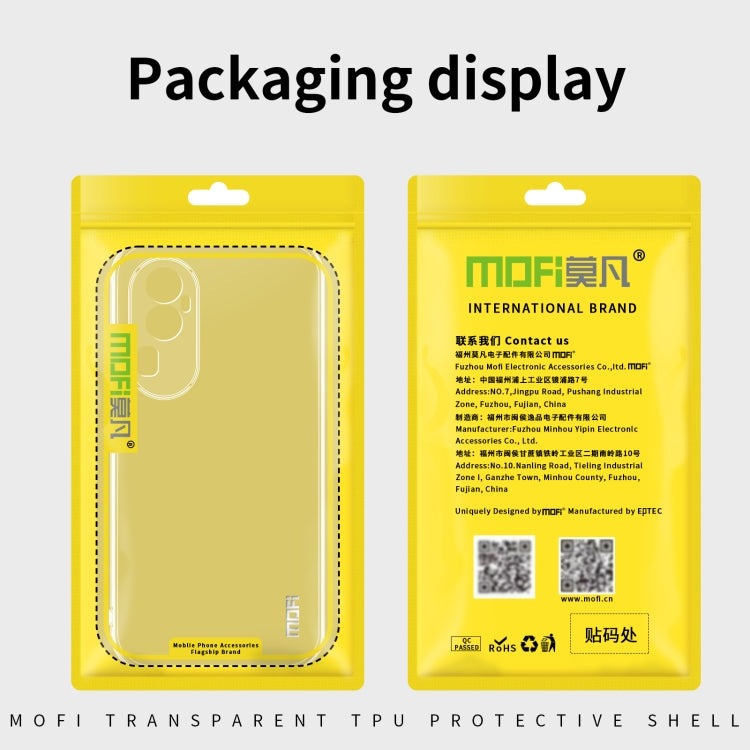 For OPPO Reno12 Pro Global MOFI Ming Series Transparent Ultra-thin TPU Phone Case(Transparent) - Reno12 Pro Cases by MOFI | Online Shopping UK | buy2fix