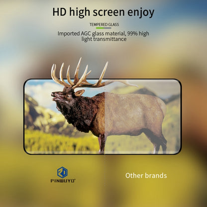 For Xiaomi Civi 3 PINWUYO 9H 3D Hot Bending Tempered Glass Film(Black) -  by PINWUYO | Online Shopping UK | buy2fix