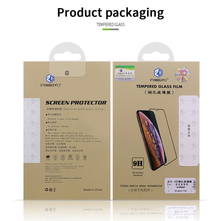 For Xiaomi Redmi Note 14 Pro /14 Pro+ PINWUYO 9H 3D Hot Bending Tempered Glass Film(Black) - Note 14 Pro+ Tempered Glass by PINWUYO | Online Shopping UK | buy2fix