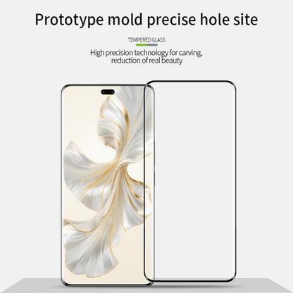 For Honor 100 Pro MOFI 9H 3D Hot Bending Tempered Glass Film(Black) - Honor Tempered Glass by MOFI | Online Shopping UK | buy2fix