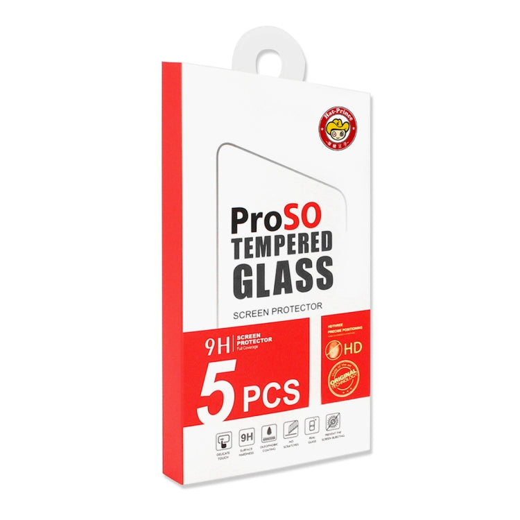 For Redmi K70 / K70 Pro / K70E 5pcs ENKAY Hat-Prince Full Glue High Aluminum-silicon Tempered Glass Film - K70 Tempered Glass by ENKAY | Online Shopping UK | buy2fix