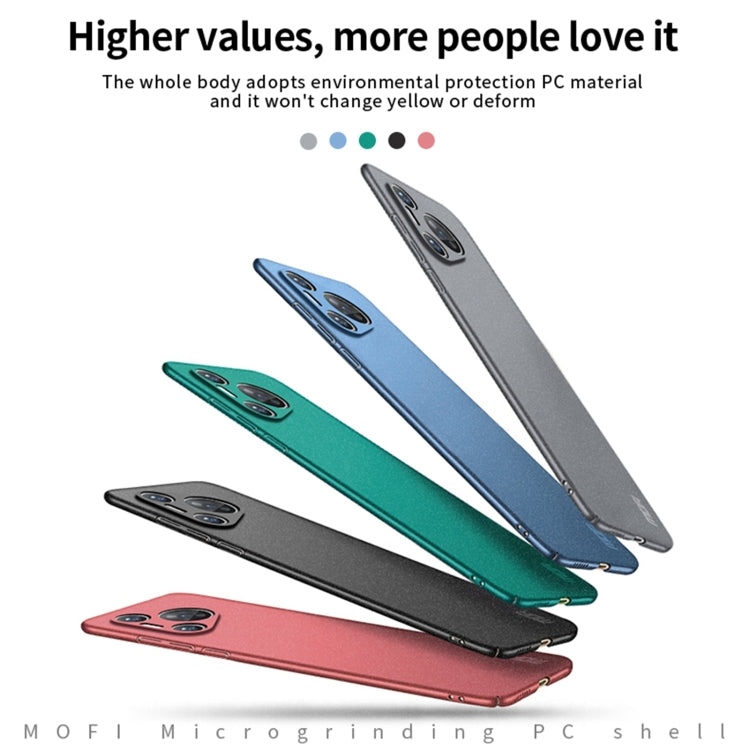 For Huawei P70 Pro MOFI Fandun Series Frosted PC Ultra-thin All-inclusive Phone Case(Red) - Huawei Cases by MOFI | Online Shopping UK | buy2fix