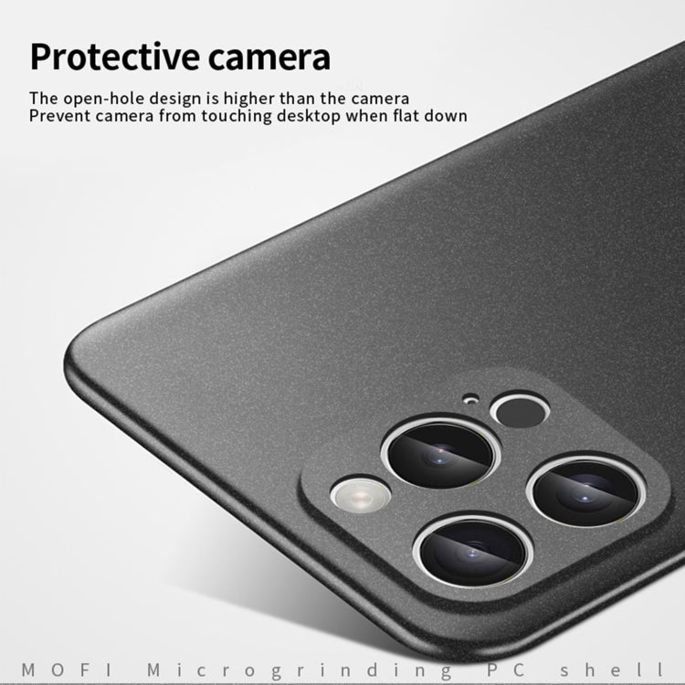 For iPhone 16 Pro MOFI Fandun Series Frosted PC Ultra-thin All-inclusive Phone Case(Red) - iPhone 16 Pro Cases by MOFI | Online Shopping UK | buy2fix