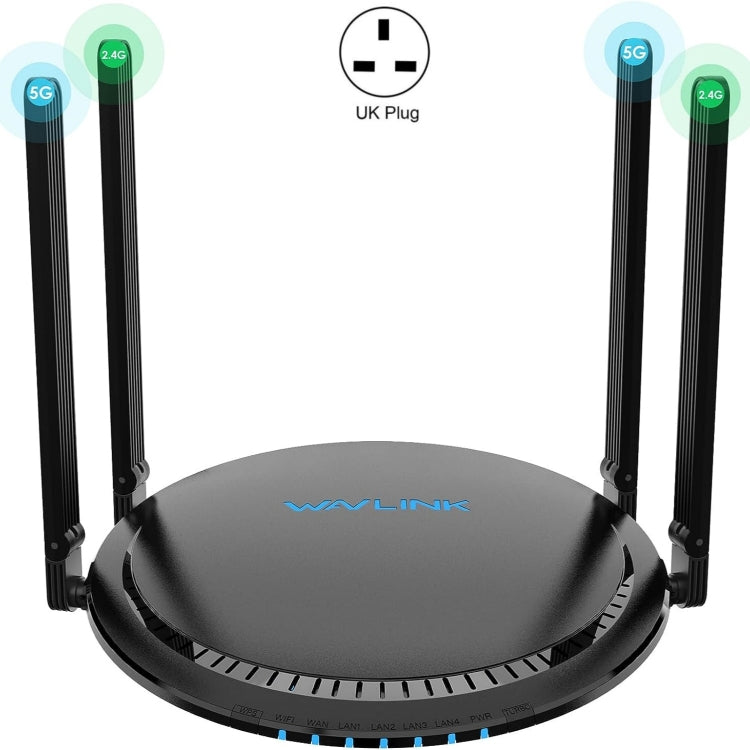 WAVLINK WN531MX3 Wider Coverage AX3000 WiFi 6 Wireless Routers Dual Band Wireless Repeater, Plug:UK Plug - Wireless Routers by buy2fix | Online Shopping UK | buy2fix