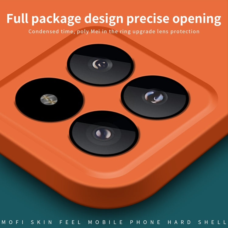 For Xiaomi 14 Pro MOFI Qin Series Skin Feel All-inclusive PC Phone Case(Blue) - 14 Pro Cases by MOFI | Online Shopping UK | buy2fix