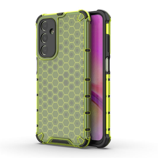 For Samsung Galaxy A25 5G Shockproof Honeycomb Phone Case(Green) - Galaxy Phone Cases by buy2fix | Online Shopping UK | buy2fix