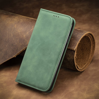 For Xiaomi  14 Pro Retro Skin Feel Magnetic Flip Leather Phone Case(Green) - 14 Pro Cases by buy2fix | Online Shopping UK | buy2fix