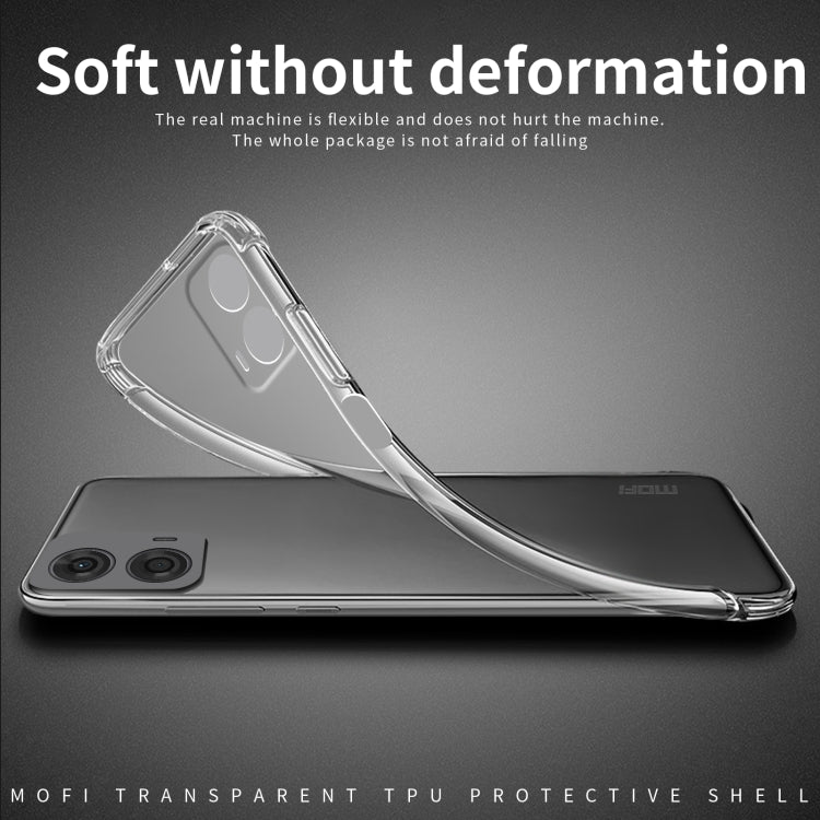 For Motorola Moto G24 Power MOFI Ming Series Ultra-thin TPU Phone Case(Transparent) - Motorola Cases by MOFI | Online Shopping UK | buy2fix