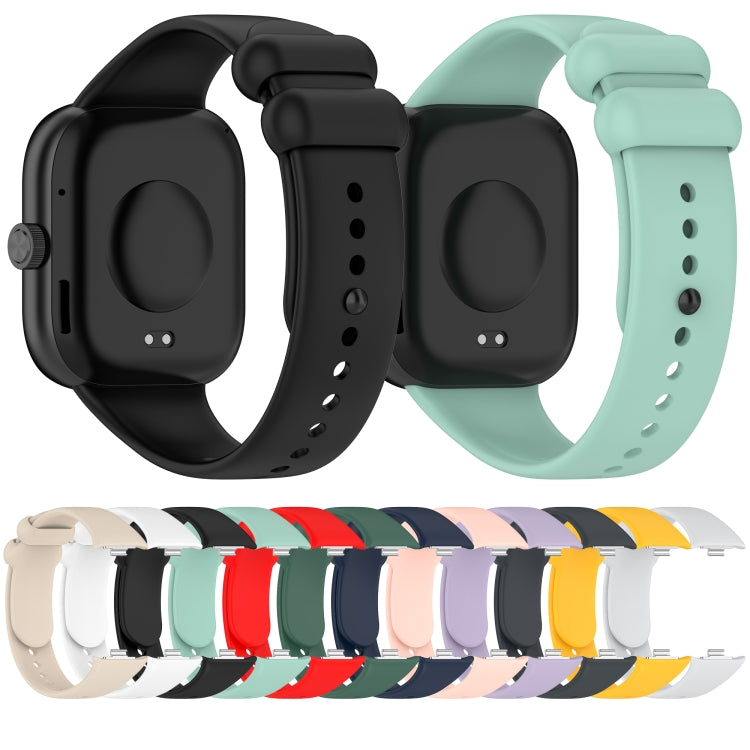 For Redmi Watch 4 Solid Color Liquid Silicone Watch Band(Starlight) - Watch Bands by buy2fix | Online Shopping UK | buy2fix