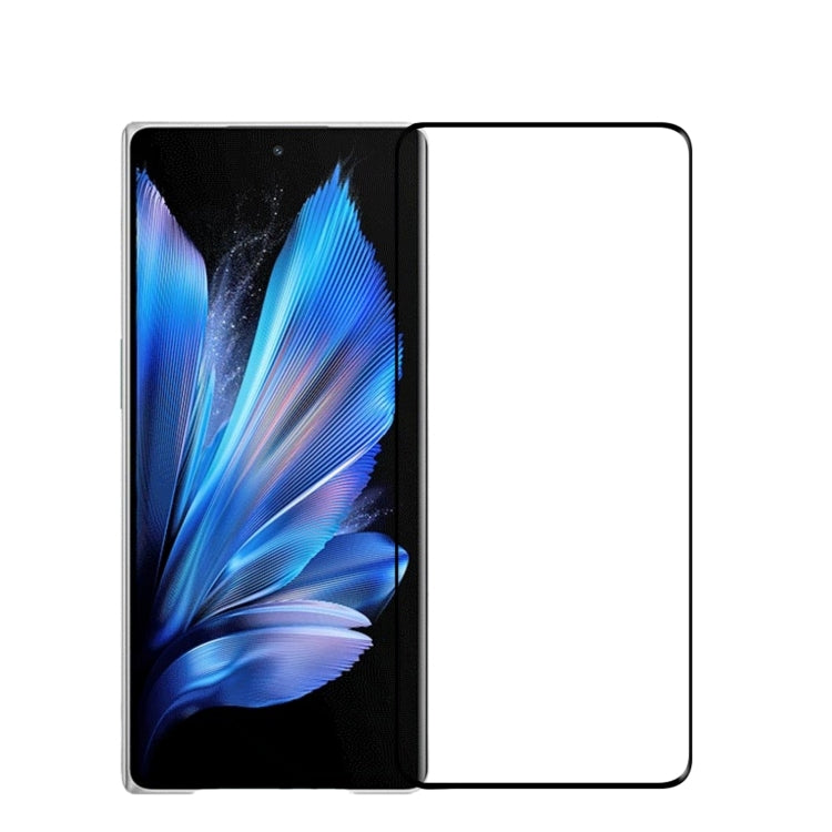 For vivo X Fold3 / X Fold3 Pro PINWUYO 9H 3D Hot Bending Tempered Glass Film(Black) - vivo Tempered Glass by PINWUYO | Online Shopping UK | buy2fix