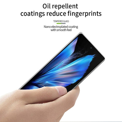 For vivo X Fold3 / X Fold3 Pro PINWUYO 9H 3D Hot Bending Tempered Glass Film(Black) - vivo Tempered Glass by PINWUYO | Online Shopping UK | buy2fix