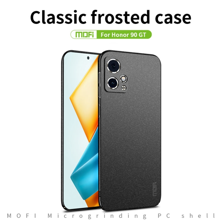 For Honor 90 GT MOFI Fandun Series Frosted PC Ultra-thin All-inclusive Phone Case(Gray) - Honor Cases by MOFI | Online Shopping UK | buy2fix