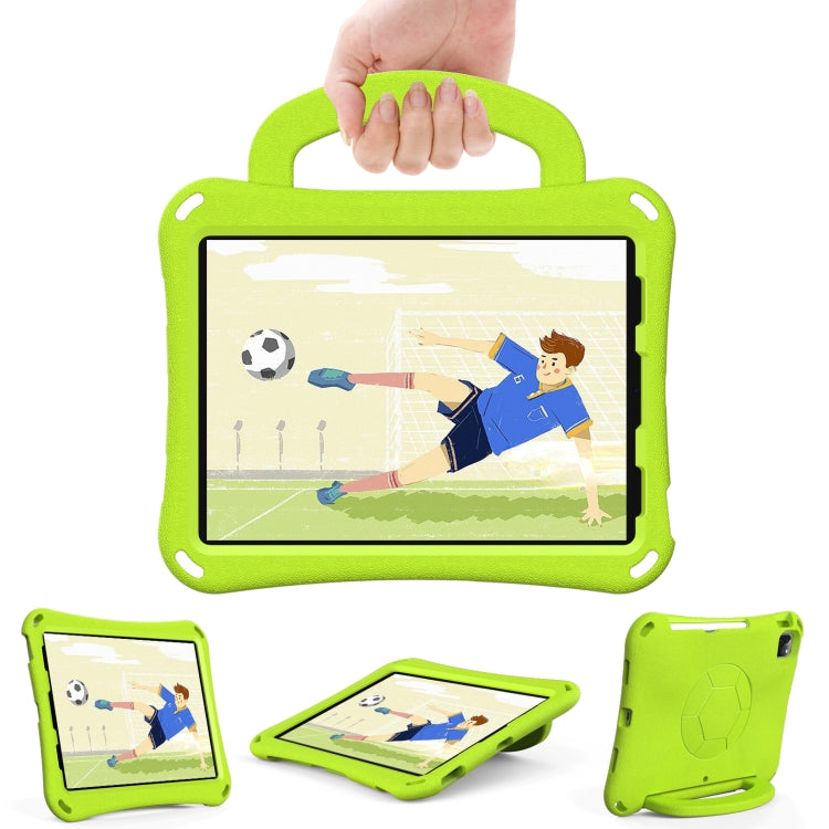 For iPad Air 11 2024 Handle Football Shaped EVA Shockproof Tablet Case(Grass Green) - iPad Air 11 2024 Cases by buy2fix | Online Shopping UK | buy2fix