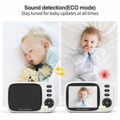 MC632A 2 Way Voice Talk Temperature Monitoring Baby Camera 3.2 inch Screen Baby Monitor(US Plug) - Baby Monitor by buy2fix | Online Shopping UK | buy2fix