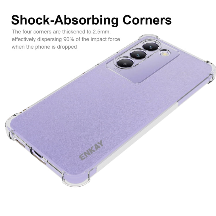 For OPPO Reno11 F 5G Global ENKAY Clear TPU Shockproof Anti-slip Phone Case - Reno11 F Cases by ENKAY | Online Shopping UK | buy2fix