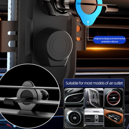 C23 66W Car Air Vent Phone Holder Wireless Charger(Black) - Car Holders by buy2fix | Online Shopping UK | buy2fix